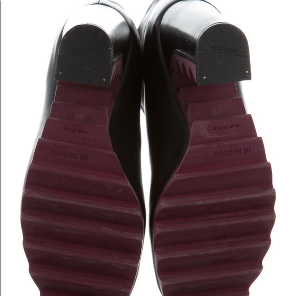 Jil Sander Purple Lug Sole ankle boots size 6 - Picture 5 of 5